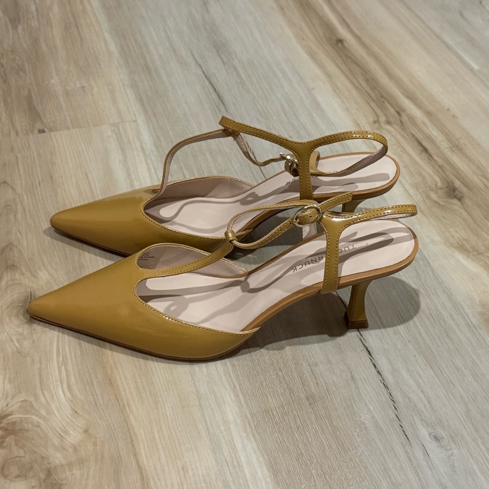Elegant Mustard Yellow Women's Heels